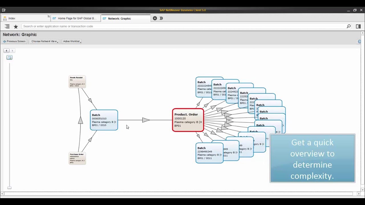 SAP Global Batch Traceability Short Introduction on searching