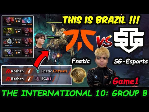 Fnatic vs SG Esports | Raven Sven vs Costabile Juggernaut The International 10 Group B Game 1