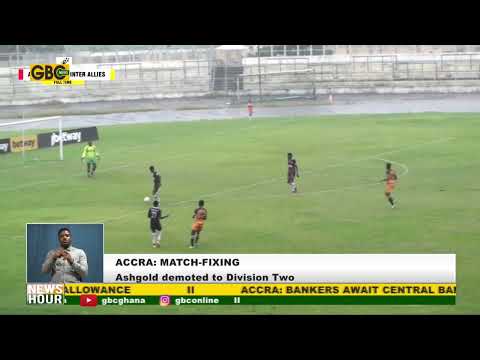 ASHGOLD DEMOTED TO DIVISION TWO