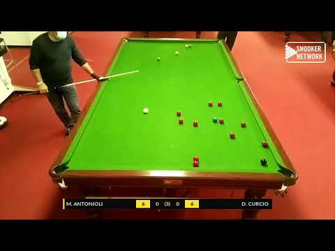 TORINO SNOOKER CLUB - REG. FIBIS PIEMONTE CAT. C 2020/21 - M. ANTONIOLI vs D. CURCIO