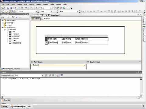 Writing a Basic Report in SQL Server  2008 Reporting Service