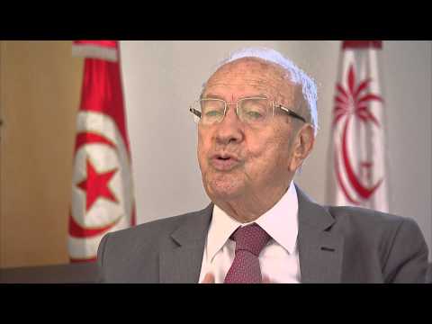 Thumbnail for Interview with former President of Tunisia Beji Caid Essebsi (1926-2019) before his election in 2014 by beji