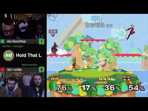 Hold That L - Abu+AbsentPage (Fox/Puff) vs ORLY+JeffWa (Sheik/Falcon) - Winners Semifinals