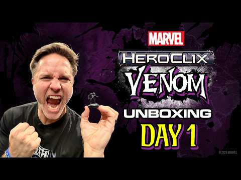 Marvel HeroClix: Venom Unboxing | Day 1 #marvel #venom #heroclix