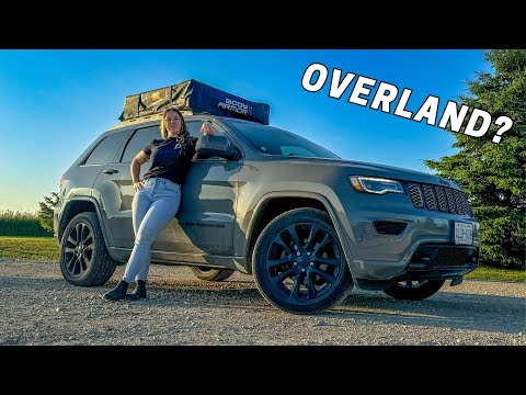 Ultimate Overland Setup: 6 Monkeys Low Profile Roof Rack & Rooftop Tent on Grand Cherokee WK2