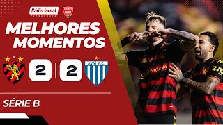 Sport 2 x 2 Avaí - MELHORES MOMENTOS - Série B 11.04.26