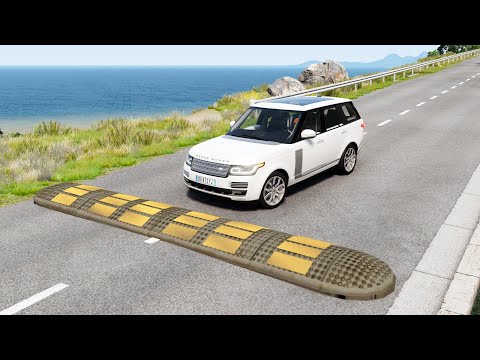 Cars vs Speed Bumps #67 - BeamNG Drive | CrazyBeamngBumps