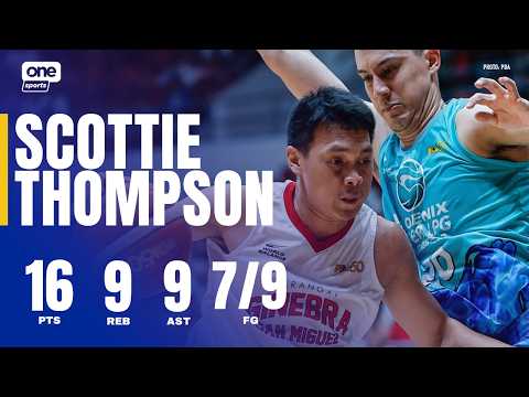 Scottie Thompson flirts with triple-double vs Phoenix thumbnail