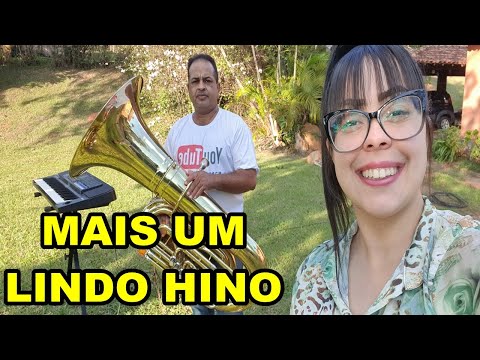 HINO 424 CCB - GRAVEI COM MINHA FILHA MAIS ESSE LINDO HINO  - TECLADO E TUBA KING.