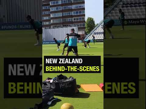 The Black Caps Fielding | Behind-The-Scenes Cricket With New Zealand! #Shorts