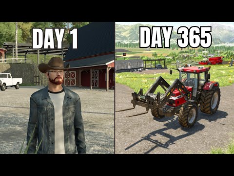 Can You Survive 1 Year on a Homestead in Farming Simulator 22?