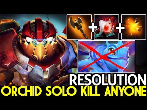 RESOLUTION [Clockwerk] New Crazy Build Orchid Solo Kill Anyone 7.23 Dota 2