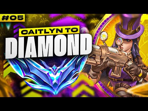 Caitlyn Unranked to Diamond #5 - Caitlyn ADC Gameplay Guide | League of Legends