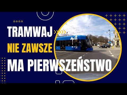 Tram. Rules at the intersection.