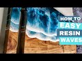 Epoxy Resin Ocean Wave Tutorial Resinwaves Resinocean Howtoresin