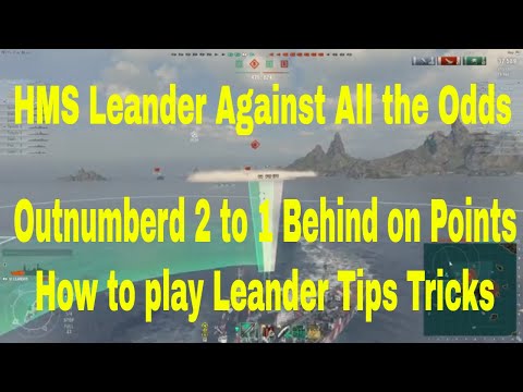 How to Play HMS Leander Wows World of Warships Gameplay Review Guide