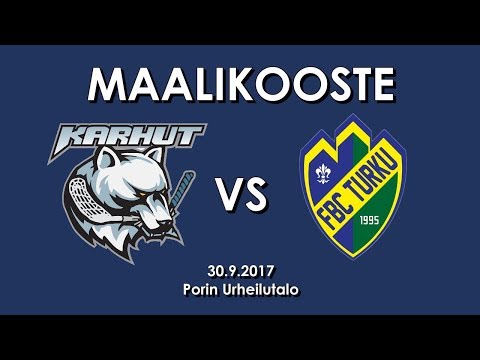 30.9.2017 - Karhut-FBC Turku 5-4JA. maalikooste