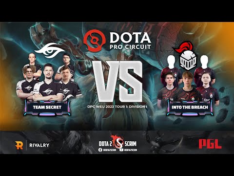 Team Secret vs Into The Breach - DPC WEU 2023 Tour 1: Division I - Game Highlights - BO3