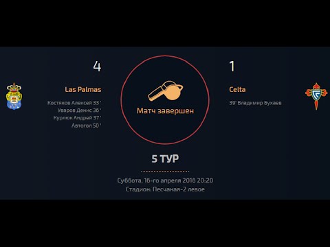 AFL Spanish Segunda 16 Tour 5 Las Palmas v Celta