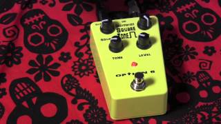 Video thumbnail for Option 5 Effects DESTINATION SQUARE TONE fuzz guitar pedal demo with Strat by gearmanndude