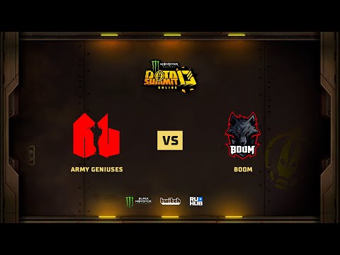 Army Geniuses vs BOOM, Monster Energy DOTA Summit 13 Online: SEA, bo2, game 2 [Mortalles & Inmate]