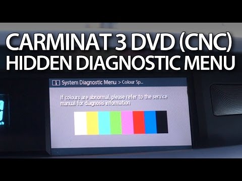 How to enter hidden menu in Carminat 3 DVD (Renault CNC GPS Espace Laguna Koleos Scenic Vel Satis)