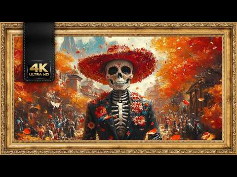 Día de los Muertos: A Stunning 4K Art Experience - 6 Hours of Art for Your TV!