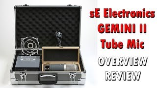 Video thumbnail for sE Electronics Gemini II Dual Tube Microphone Review by purewaveaudio