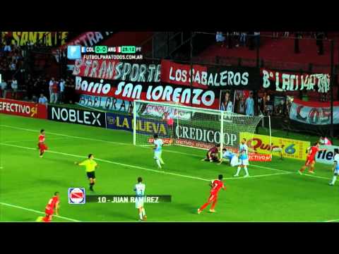 Gol de Ramírez. Colón 0 - Argentinos 1. Fecha 18. B Nacional. FPT