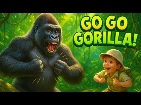 🦍 Go Go Gorilla! Fun Jungle Facts, Sounds & Moves for Kids | Learn & Play with Jungle Journey