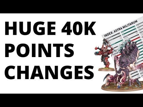 ENORMOUS 40K Rules Update - Big Points Changes Revealed in the Balance Pass!