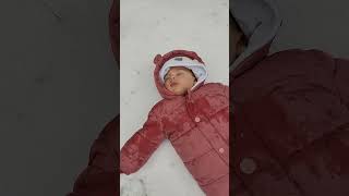Kayla&#39;s First Snow: A Winter Wonderland Discovery | Baby&#39;s Snow Day - Cornwall