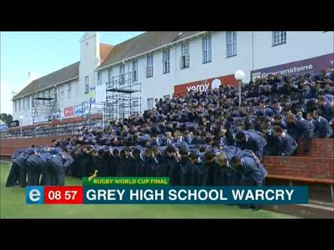 Grey High School war cry for Siya Kolisi
