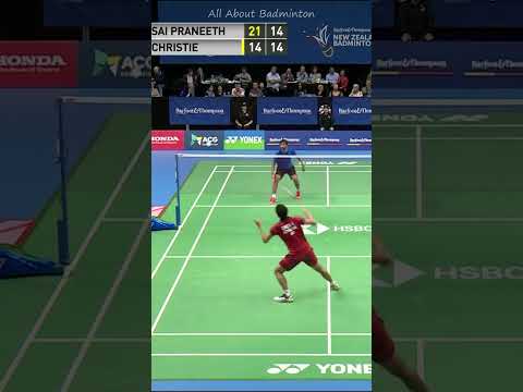 Sai Praneeth's Genius Strategy to Pierce through Christie's Defense #badminton #badmintonlovers