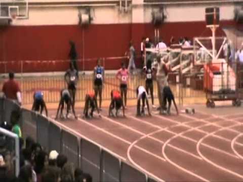 2011 Carl Lewis Indoor Open   60m Dash   Girls Semi Finals   Heat 2