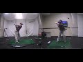 Indoor work with the driver at Golftec