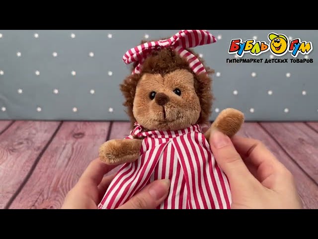 Игрушка мягкая Orange Toys ежик Колючка 15см - видео