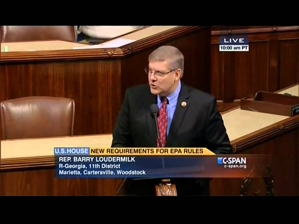 Rep. Barry Loudermilk Supports Open, Transparent EPA Science