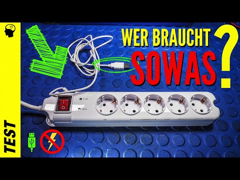 USB Master/Slave Steckdosenleiste mit Überspannungsschutz