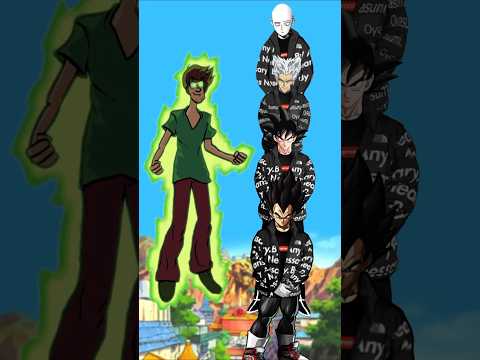 shaggy Vs Saitama, garou,Goku and Vegeta #shorts | who is stronger 😲 #saitama #goku #garou  #vegeta