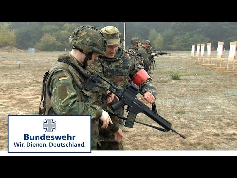 Waffenausbildung bei der Bundeswehr