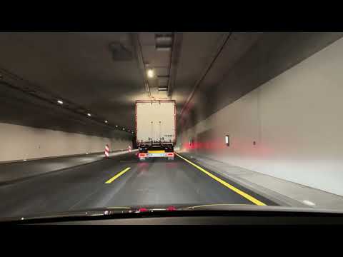 Bundesautobahn 8 (A8) bei Pforzheim - 2. Tag nach Eröffnung 