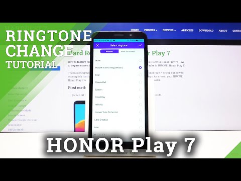 How to Change Ringtone in Honor Play 7 – Discover Available Ringtones