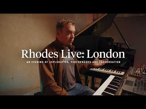 Презентация и живое выступление на электропианино Rhodes MK8 в Лондоне