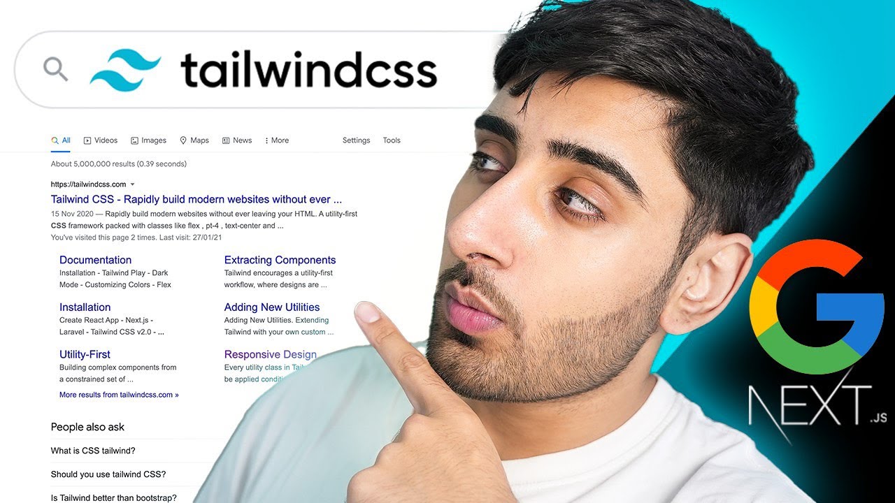 🔴 Let's build a Google Clone with Tailwind CSS & NEXT.JS! (Responsive, SSR React, Pagination)