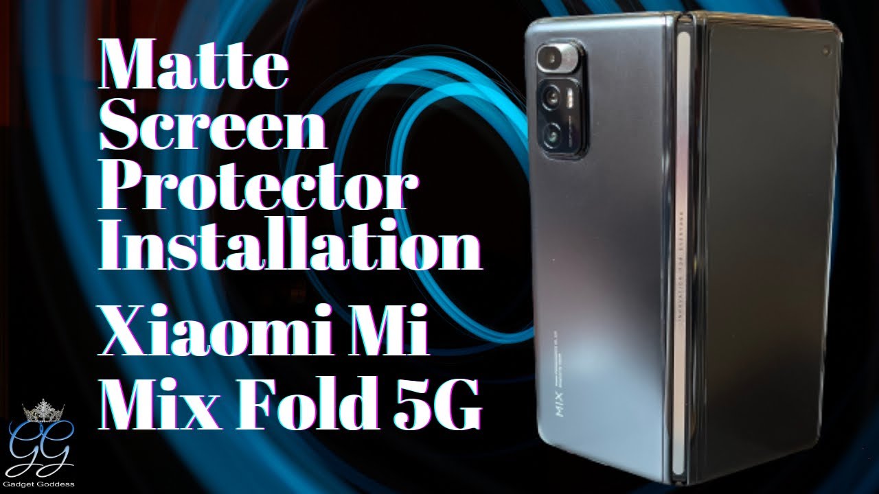 DIY Installation of matte screen protectors on the Xiaomi Mi Mix Fold 5G