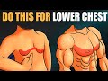 DO THIS For FAST LOWER CHEST GROWTH |MAN BOOBS SOLUTION|
