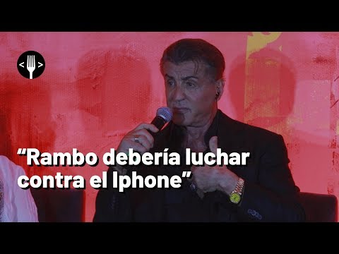 Rambo vs iPhone: Sylvester Stallone y la tecnología