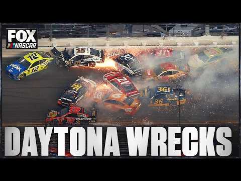 All-Time Daytona 500 Wrecks 💥 NASCAR on FOX