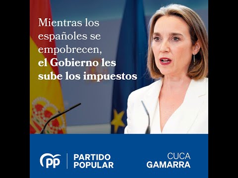 Mientras los españoles se empobrecen, el Gobierno les sube los impuestos.